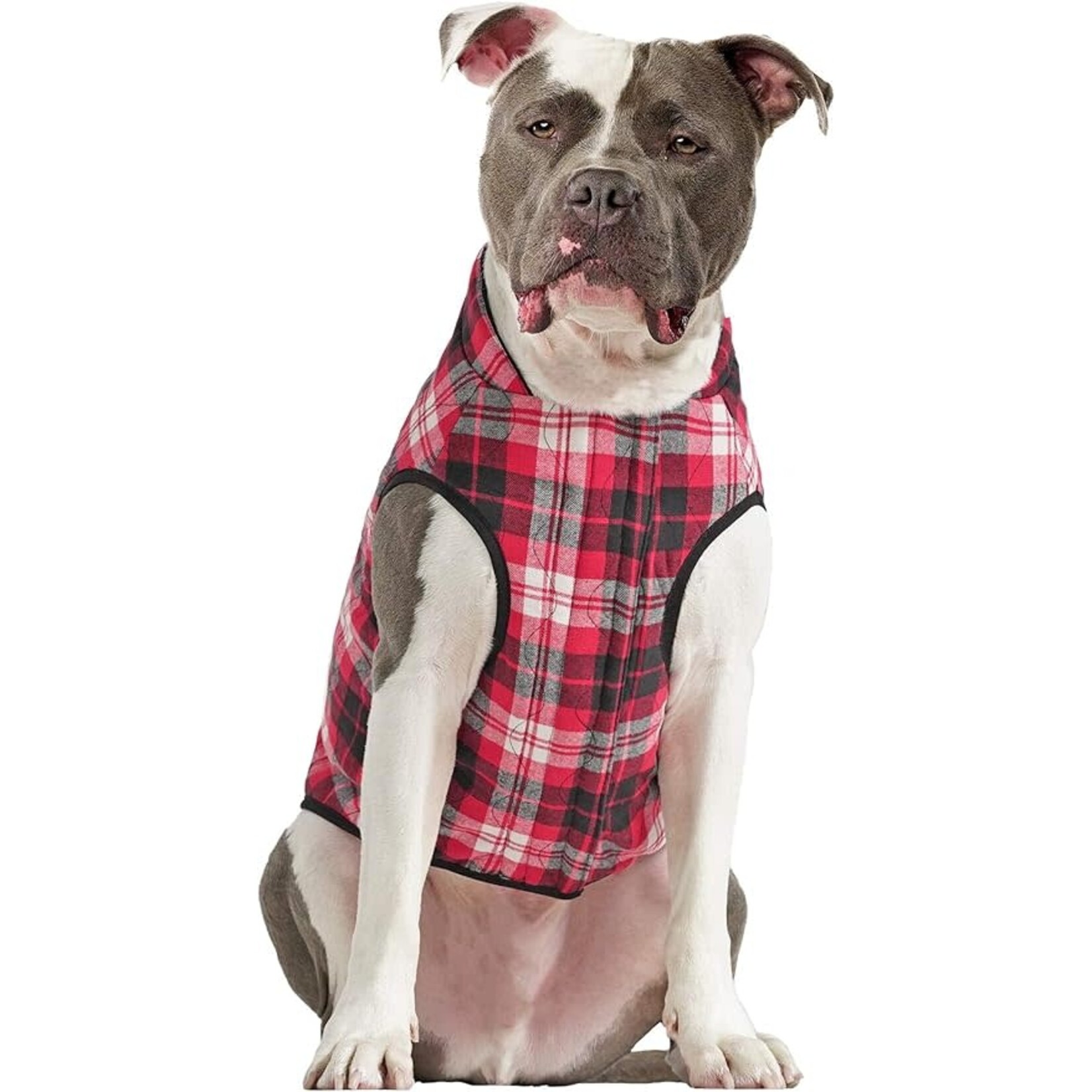 Canada Pooch Reversible Vest Black Plaid