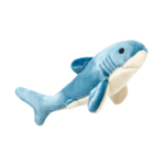 Fluff & Tuff Tank Shark Durable Plush Toy (Small - 12”)