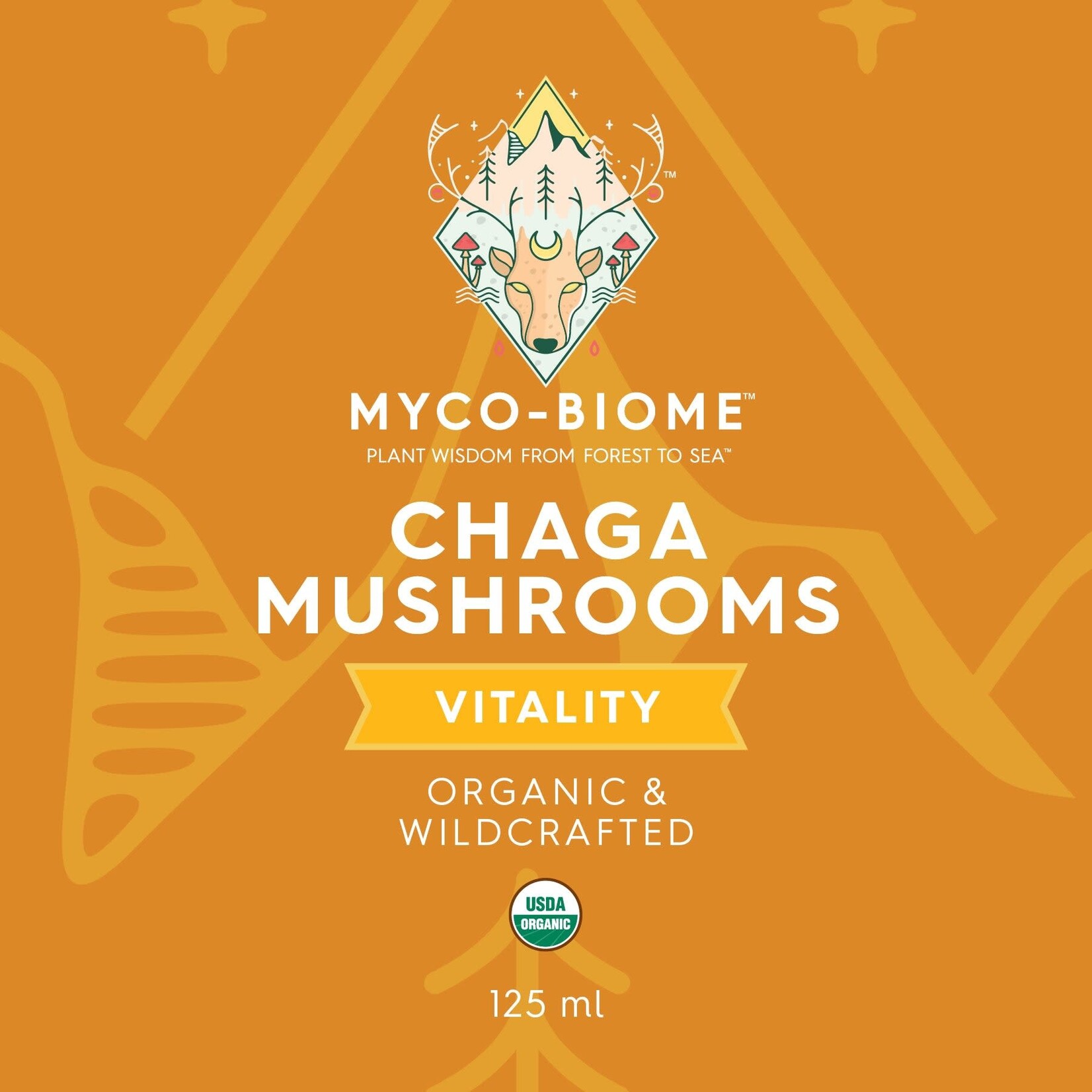 Adored Beast Apothecary Myco-Biome Chaga Mushrooms “Vitality” 125mL