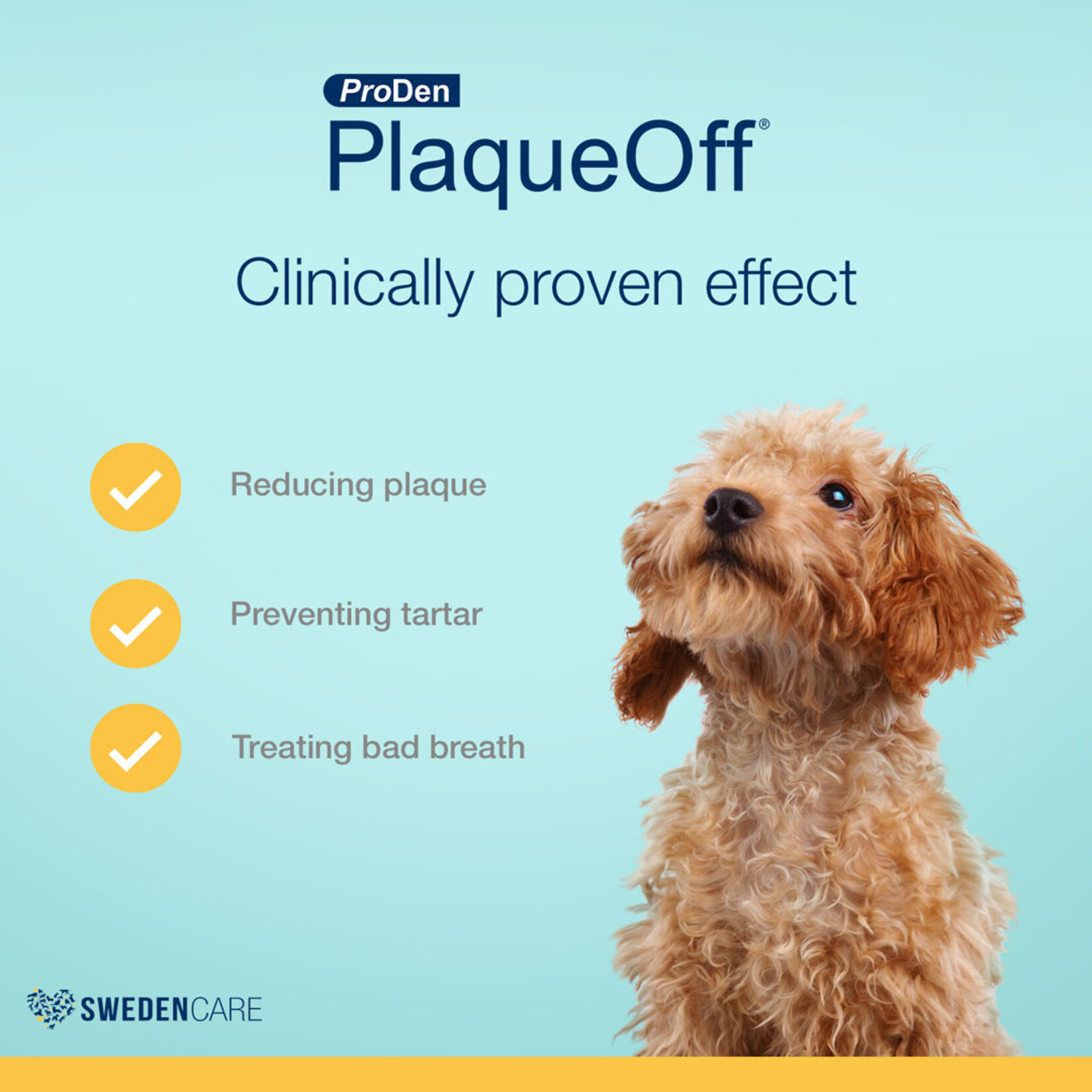 SwedenCare Proden PlaqueOff Powder for Dogs and Cats Bottle 60G