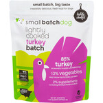 SmallBatch Pets Frozen Lightly Cooked Turkey Sliders for Dogs 2LB