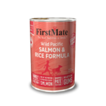 FirstMate Wild Pacific Salmon and Rice Canned Dog Food 12.2oz (Case of 12)