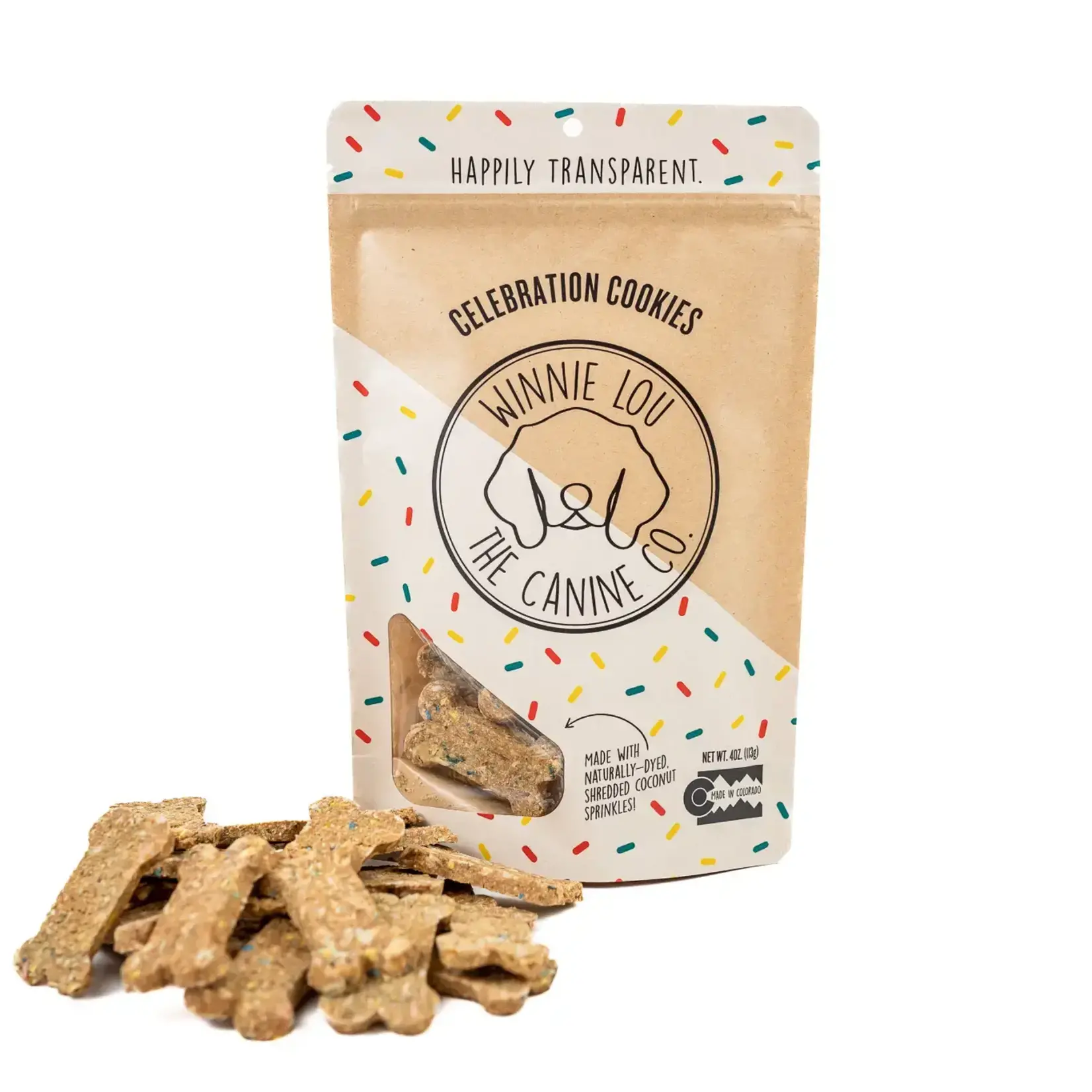 Winnie Lou Celebration Cookies for Dogs 4oz