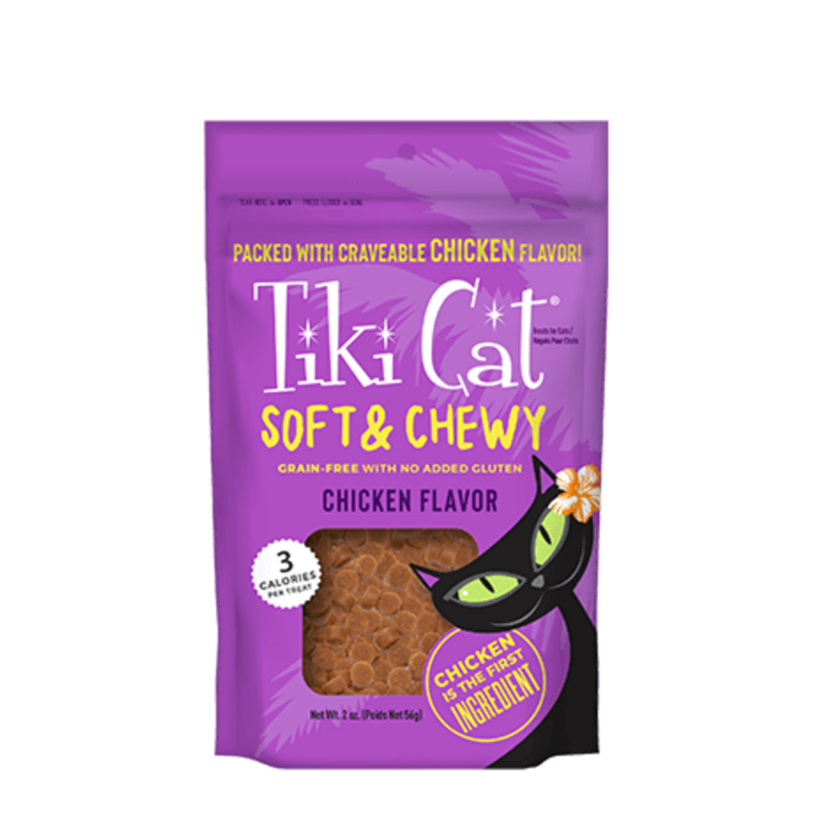 Tiki Pets Tiki Cat Chicken Soft & Chewy Cat Treats 2oz