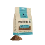 Vital Essentials Freeze-Dried Raw Protein Mix-in Ground Beef Topper for Dogs 6oz