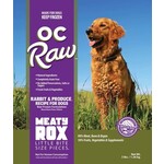 OC Raw Frozen Raw Rabbit & Produce Meaty Rox for Dogs 3lb