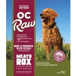 OC Raw Frozen Raw Beef & Produce Meaty Rox for Dogs 3lb