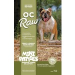 OC Raw Frozen Raw Turkey & Produce Mini Patties for Dogs 4lb