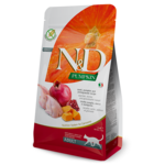 Farmina N&D Pumpkin Quail and Pomegranate Adult Cat Food 3.3LB