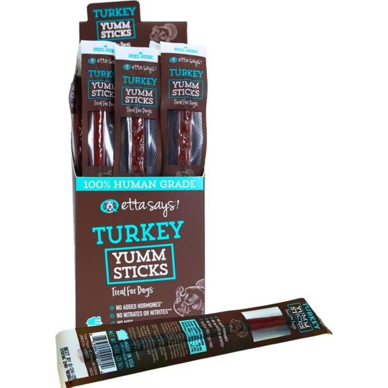 Etta Says Turkey Yumm Stick Treat for Dogs .75oz