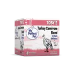 My Perfect Pet Frozen Human Grade Toby’ Turkey Carnivore Gently Cooked Blend Trial Bar for Cats