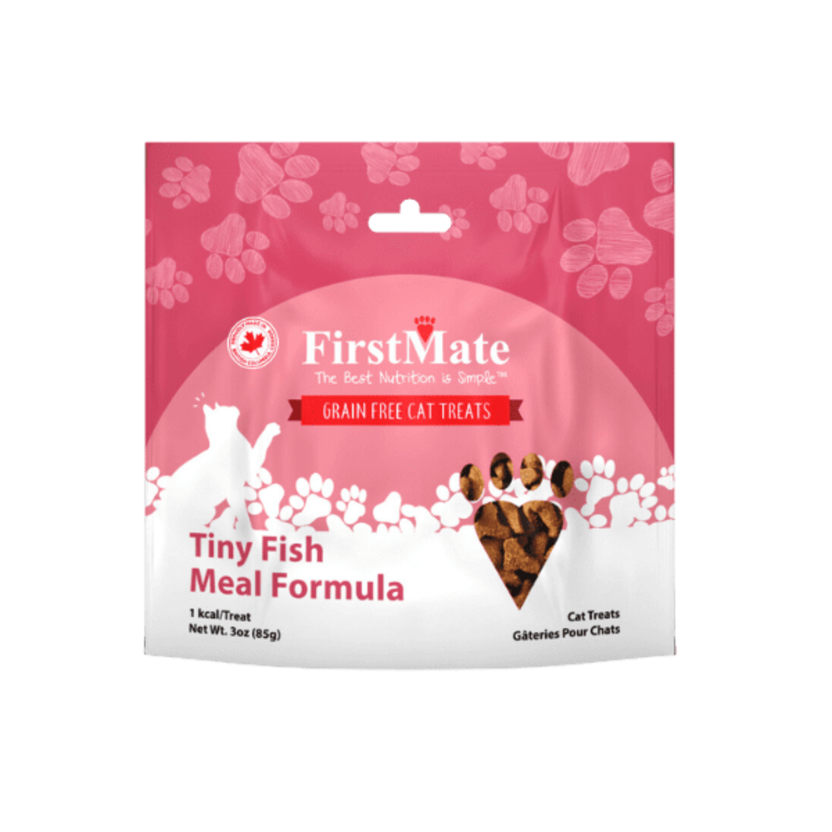FirstMate Grain Free Tiny Fish Meal Formula Cat Treats 3oz