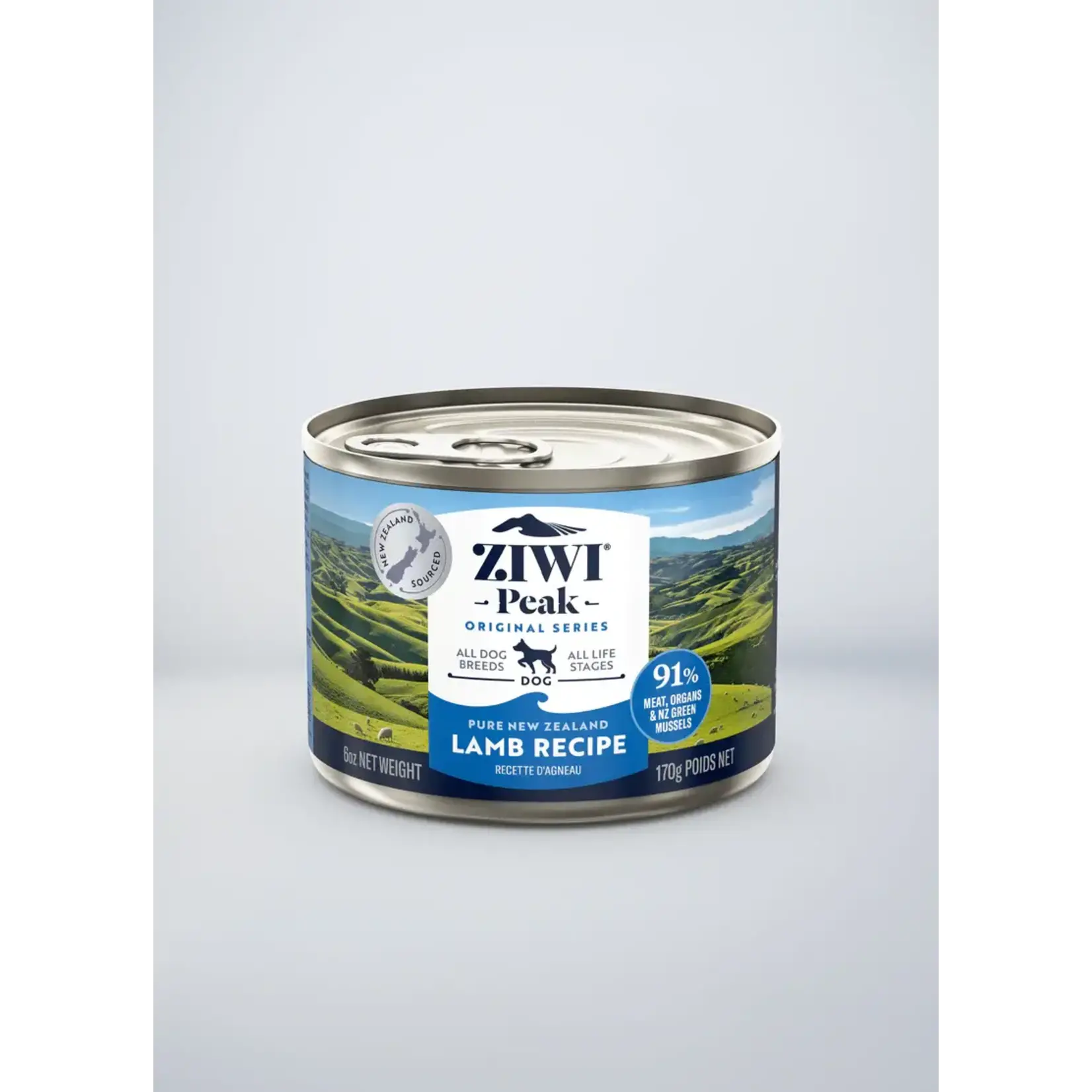 Ziwi Peak Pure New Zealand Lamb Recipe Canned Dog Food 6oz