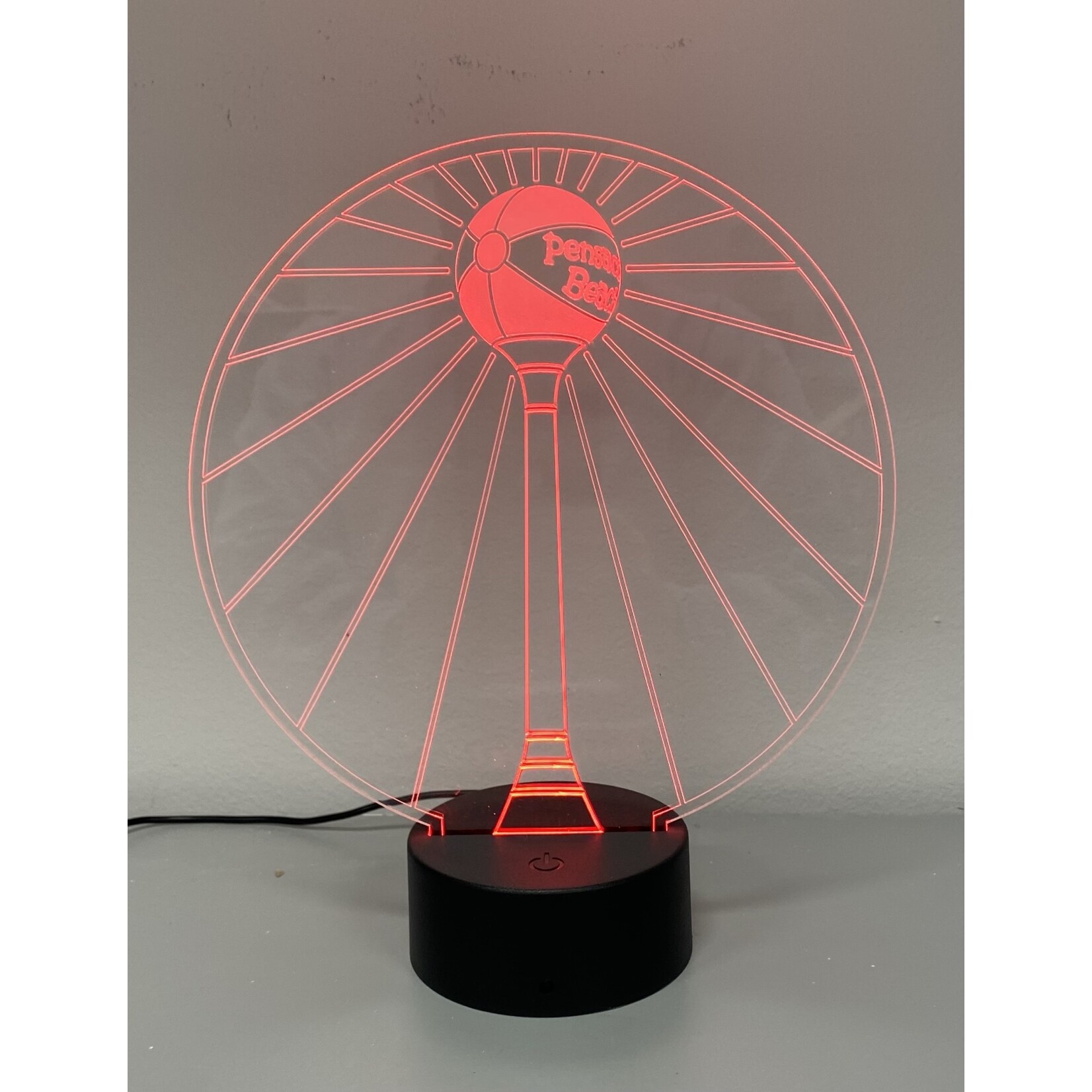 Prim In Proper PB LED Beach Ball Burst 1/8" Acrylic