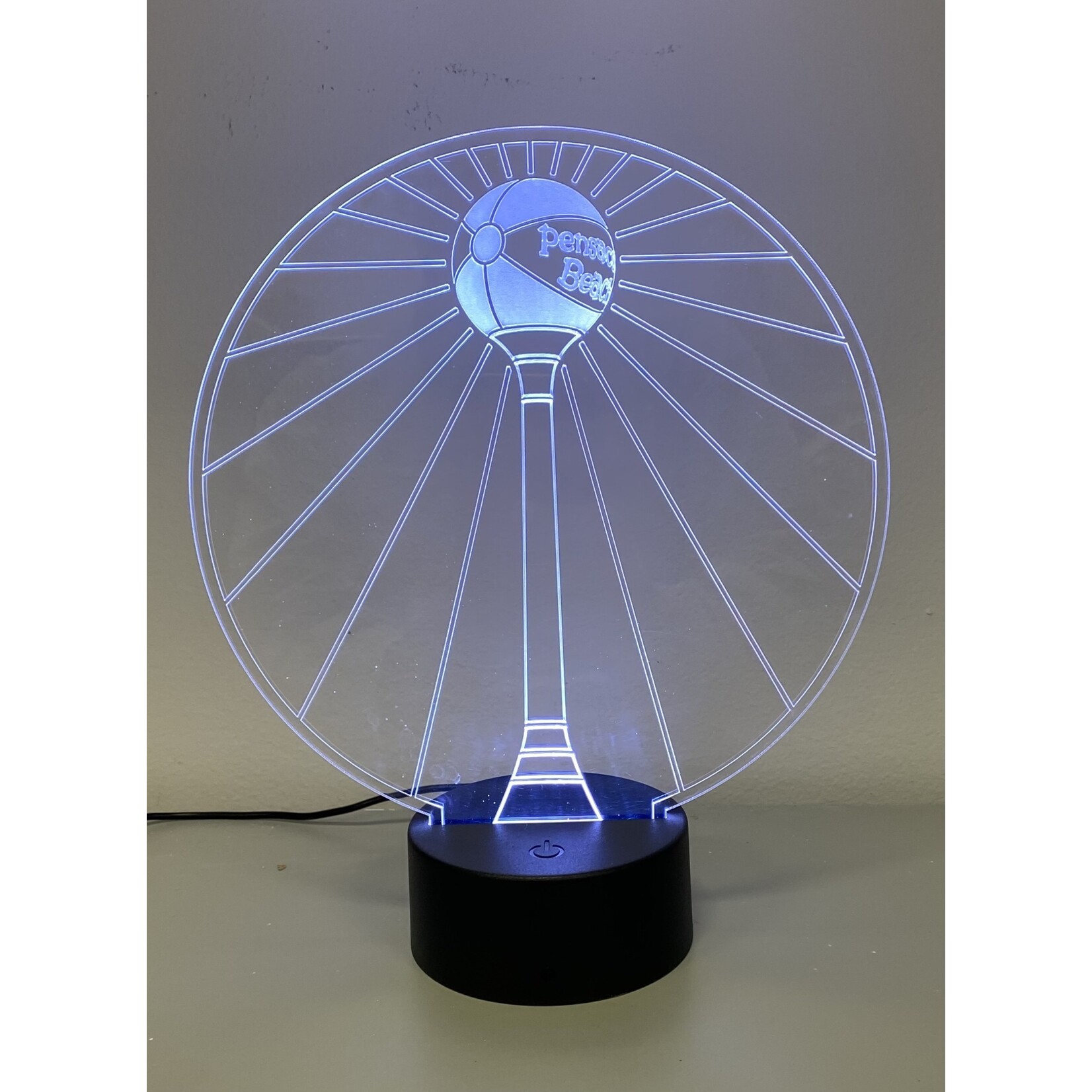 Prim In Proper PB LED Beach Ball Burst 1/8" Acrylic