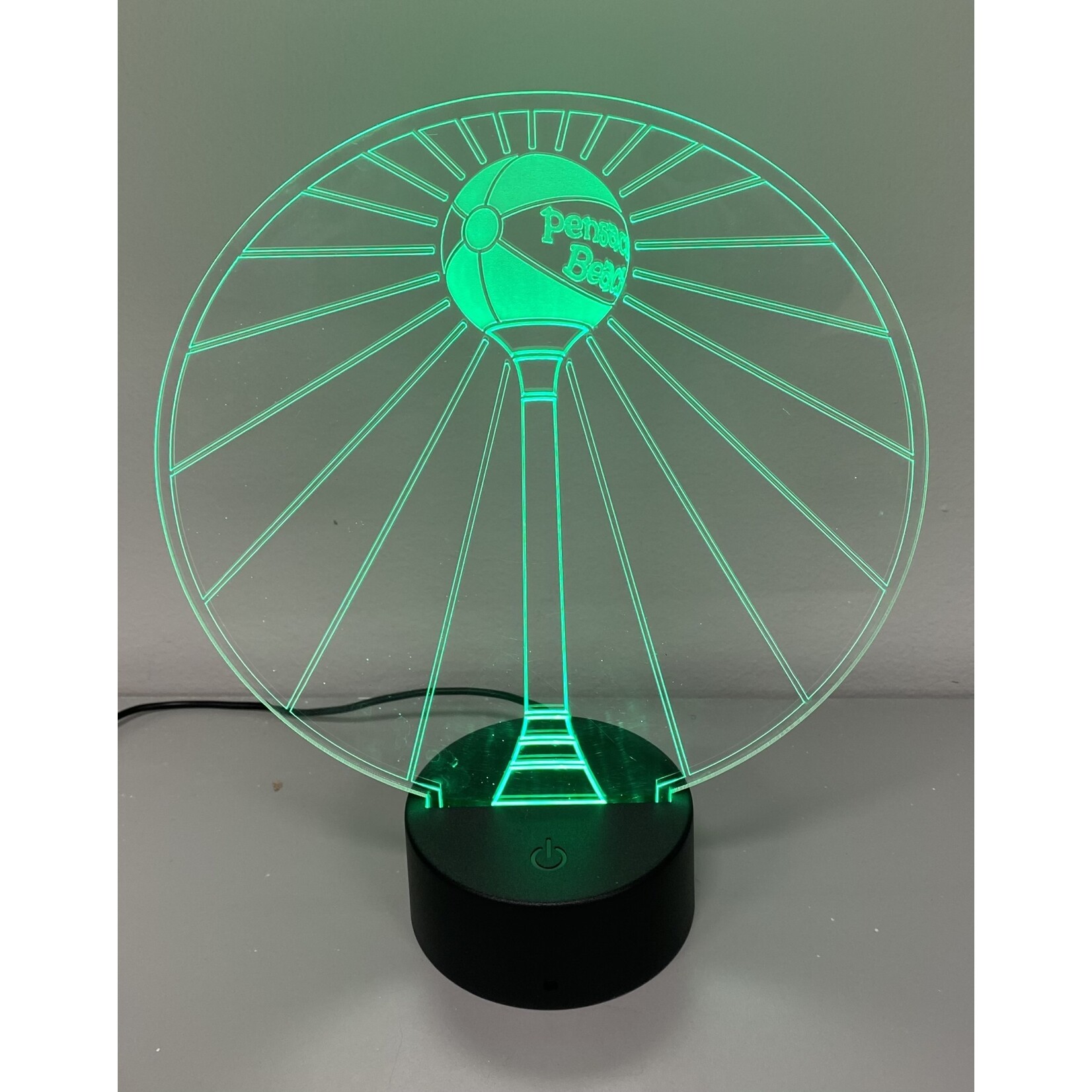 Prim In Proper PB LED Beach Ball Burst 1/8" Acrylic