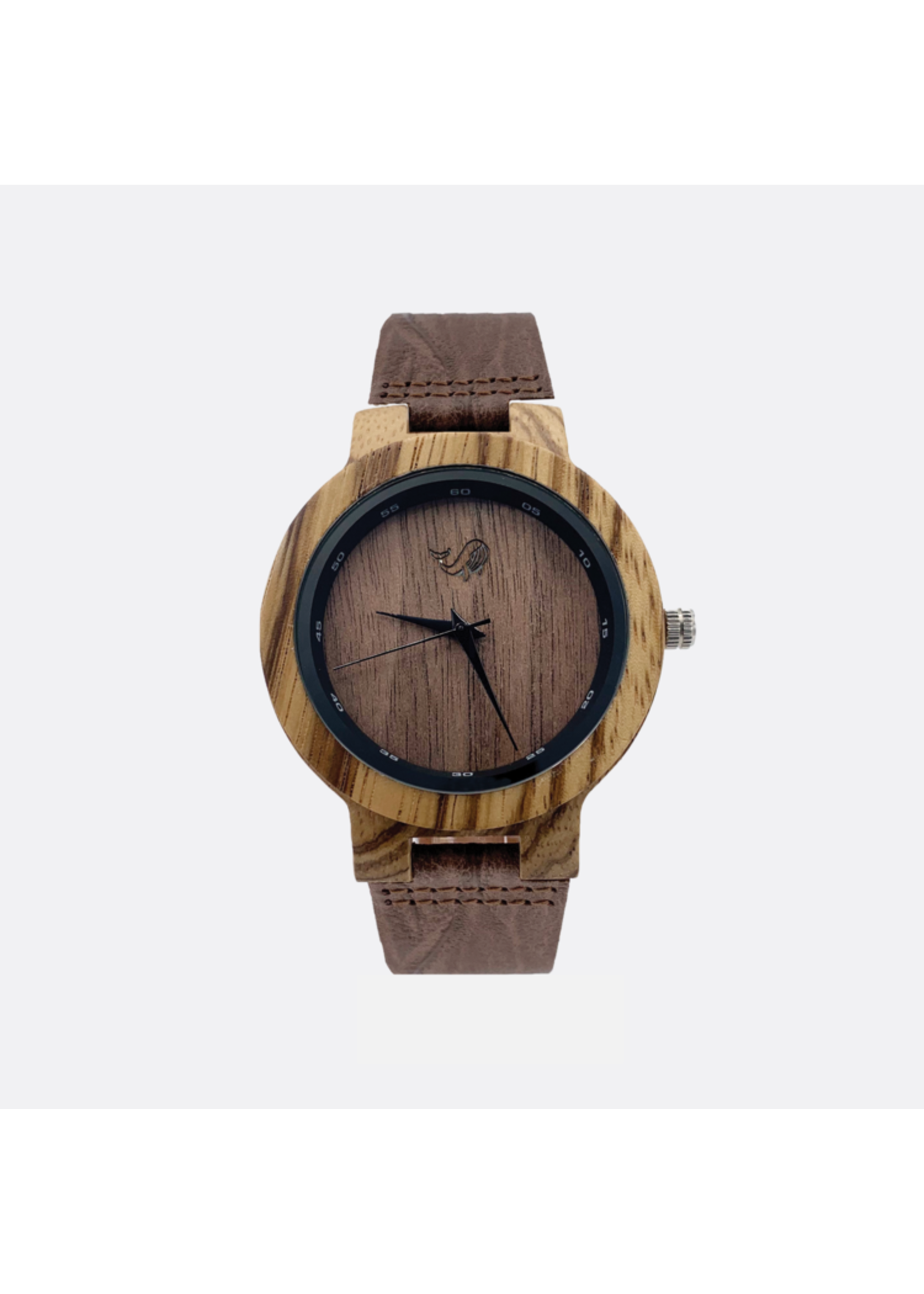 Oliver & the Sea Wood Watch & Leather Band