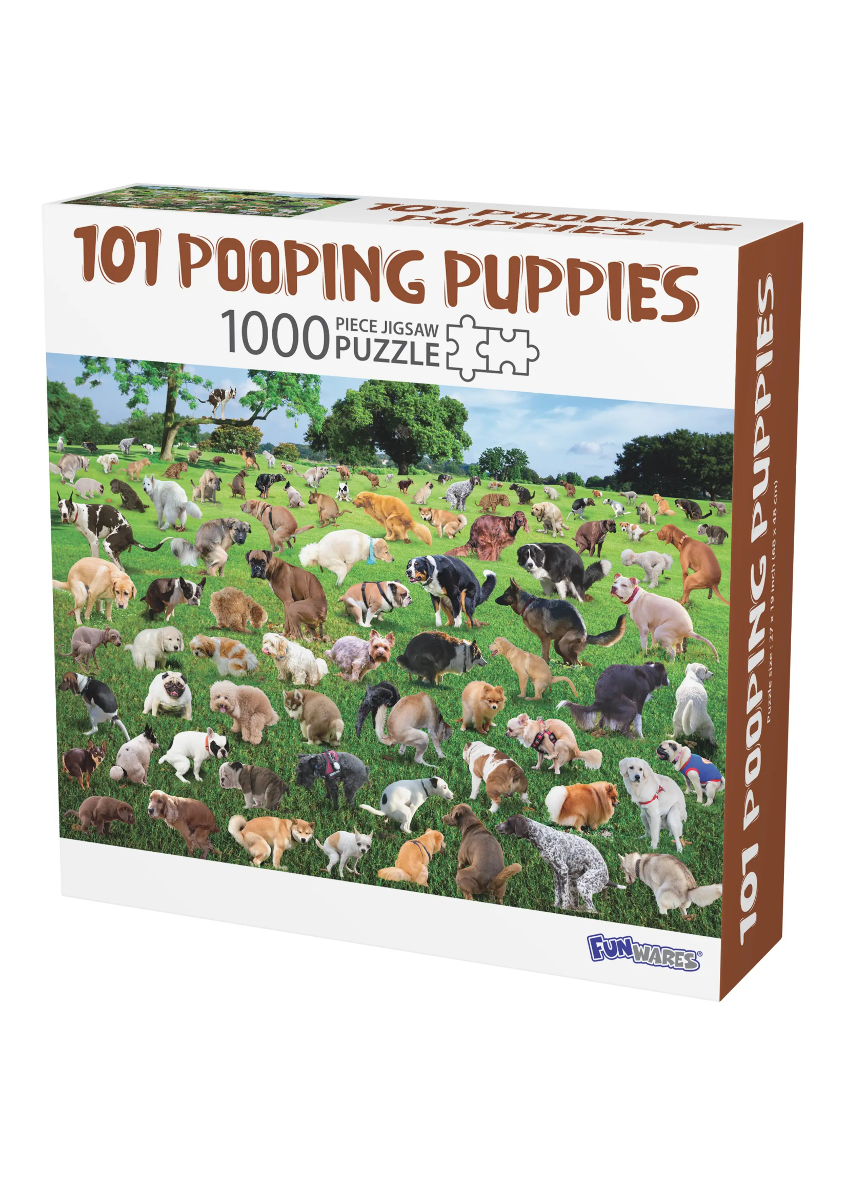 Funwares 101 Pooping Puppies Puzzle