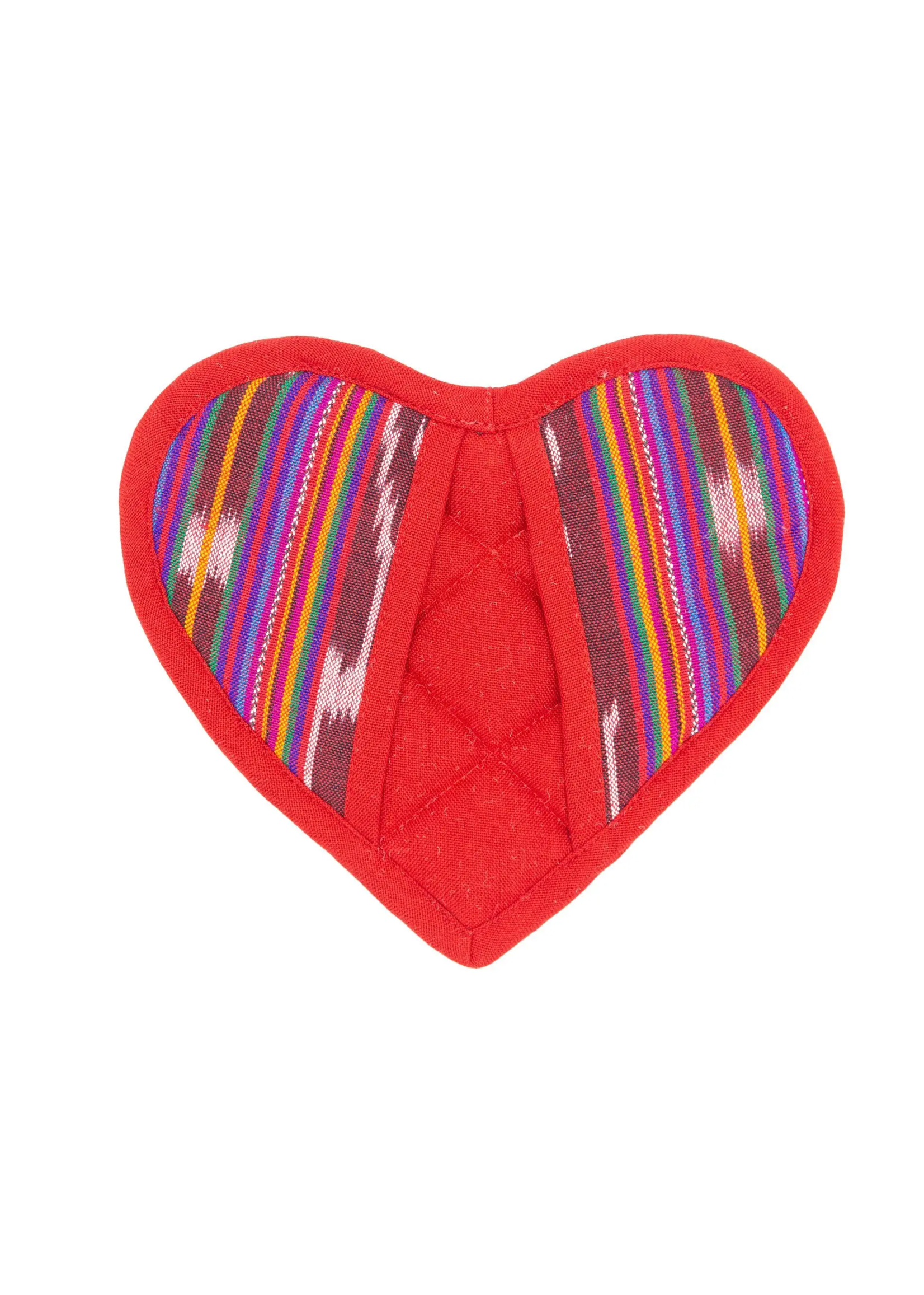 Upavim Crafts Festive Heart Pot Holder