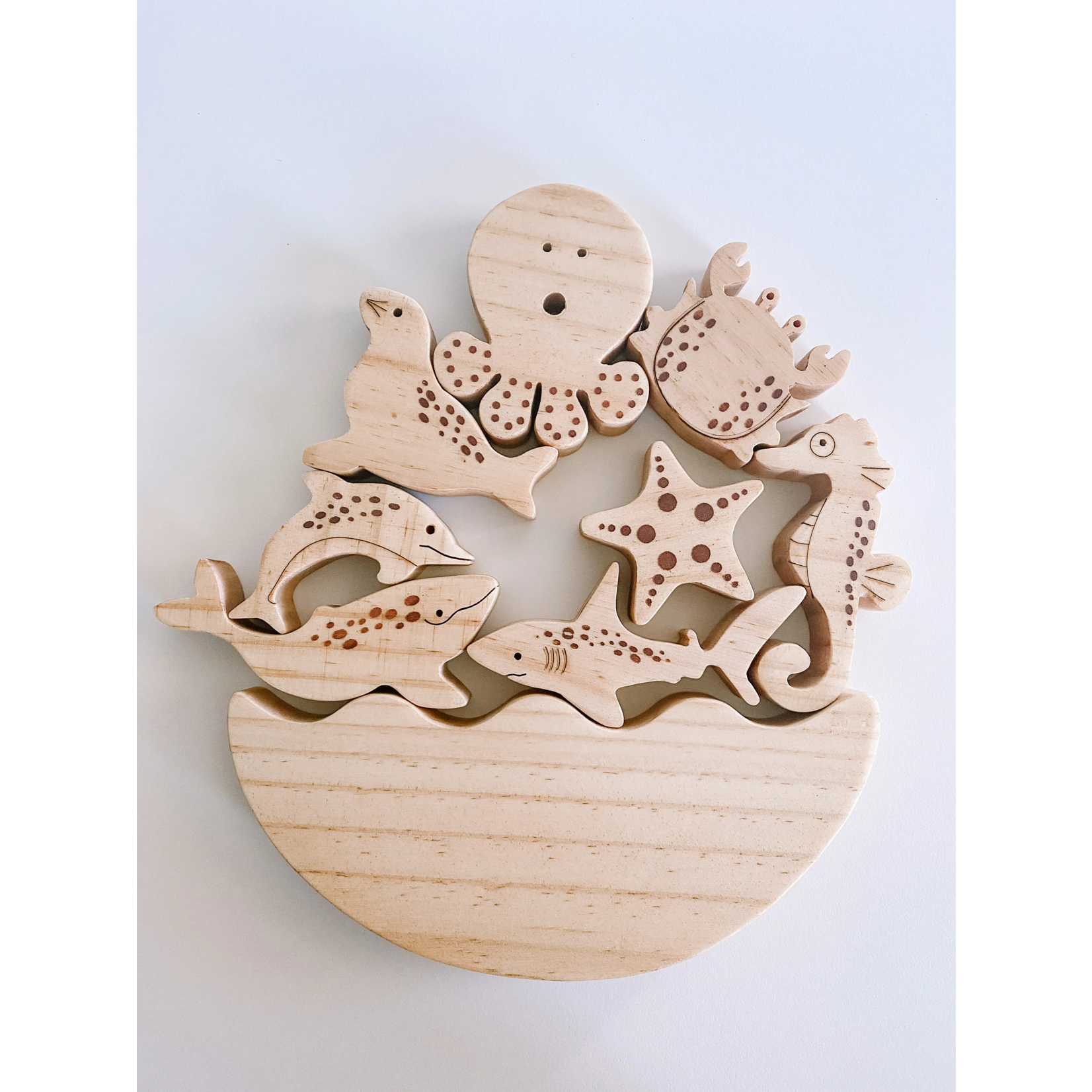 Kaspi Land Wooden Stacking Set