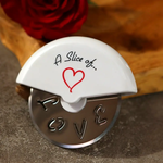 Kate Aspen A Slice of Love Stainless-Steel Pizza Cutter