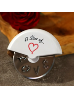 Kate Aspen A Slice of Love Stainless-Steel Pizza Cutter