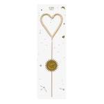 TOPS Malibu Big Golden Sparkler Wand Heart