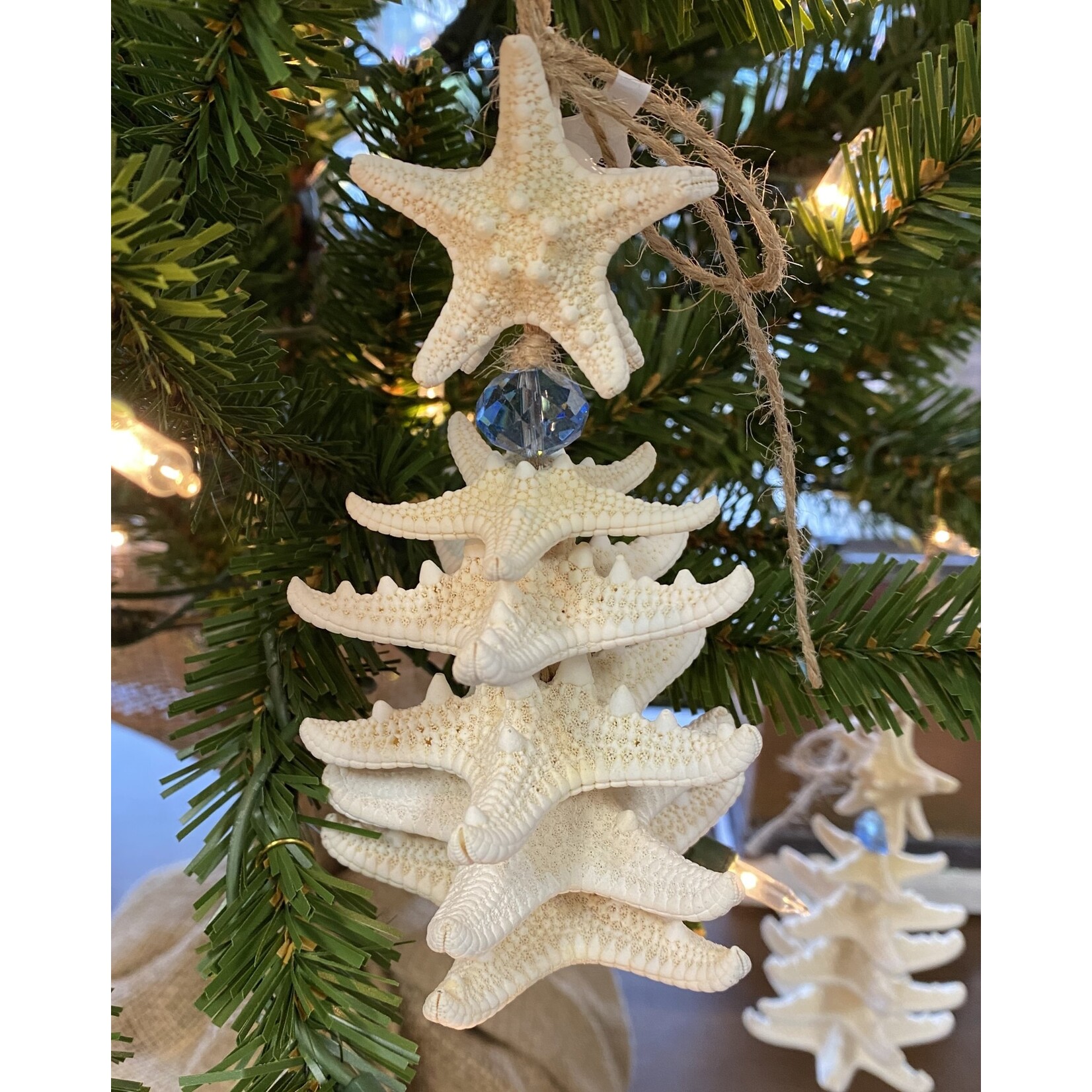 Prim In Proper Starfish Tiered Tree Ornament