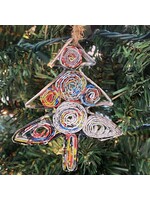 Acacia Creations Recycled Paper Christmas Tree Ornament