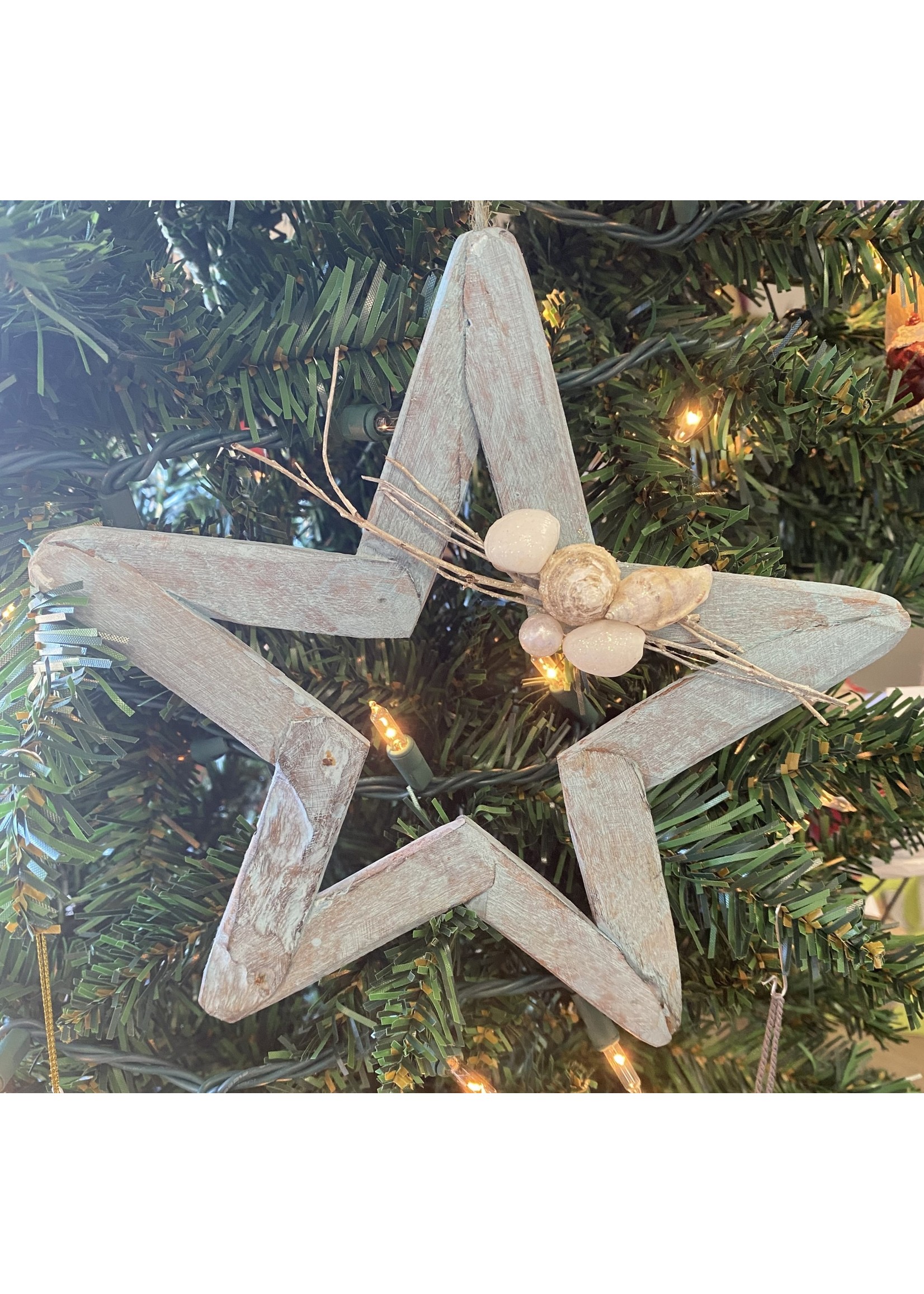 C&F Home Seafoam Driftwood Star Ornament