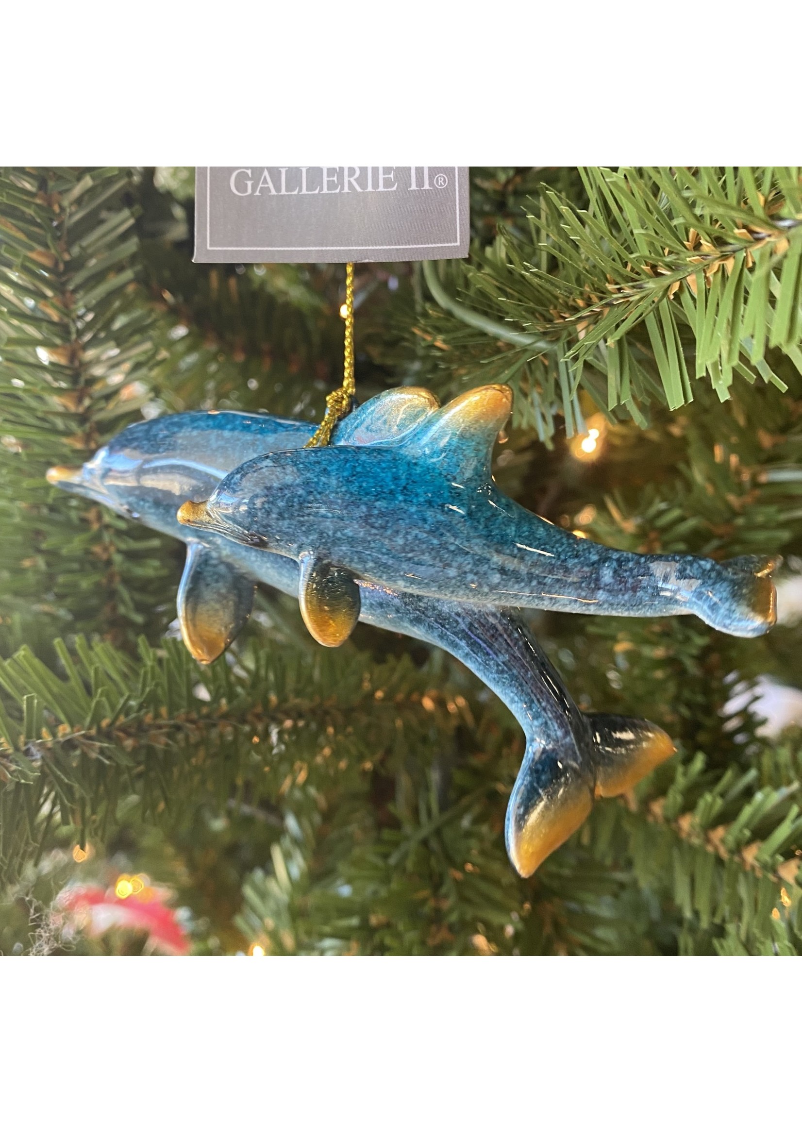 C&F Home Mom & Baby Dolphin Ornament