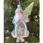 C&F Home Coastal Santa Ornament