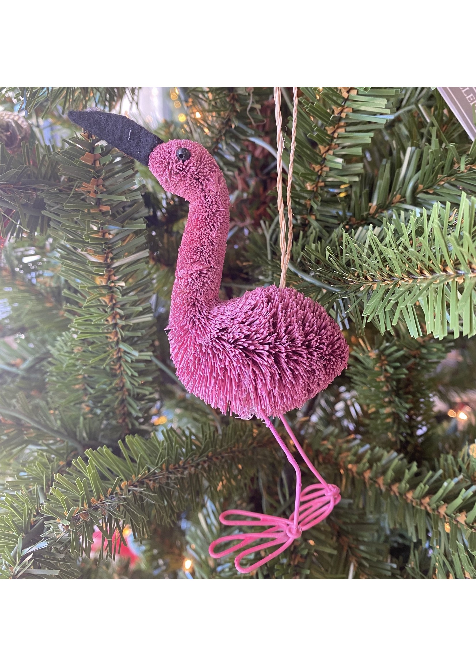 Silk Road Bazaar Flamingo Ornament