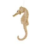 C&F Home Champagne Glitter Seahorse Ornament