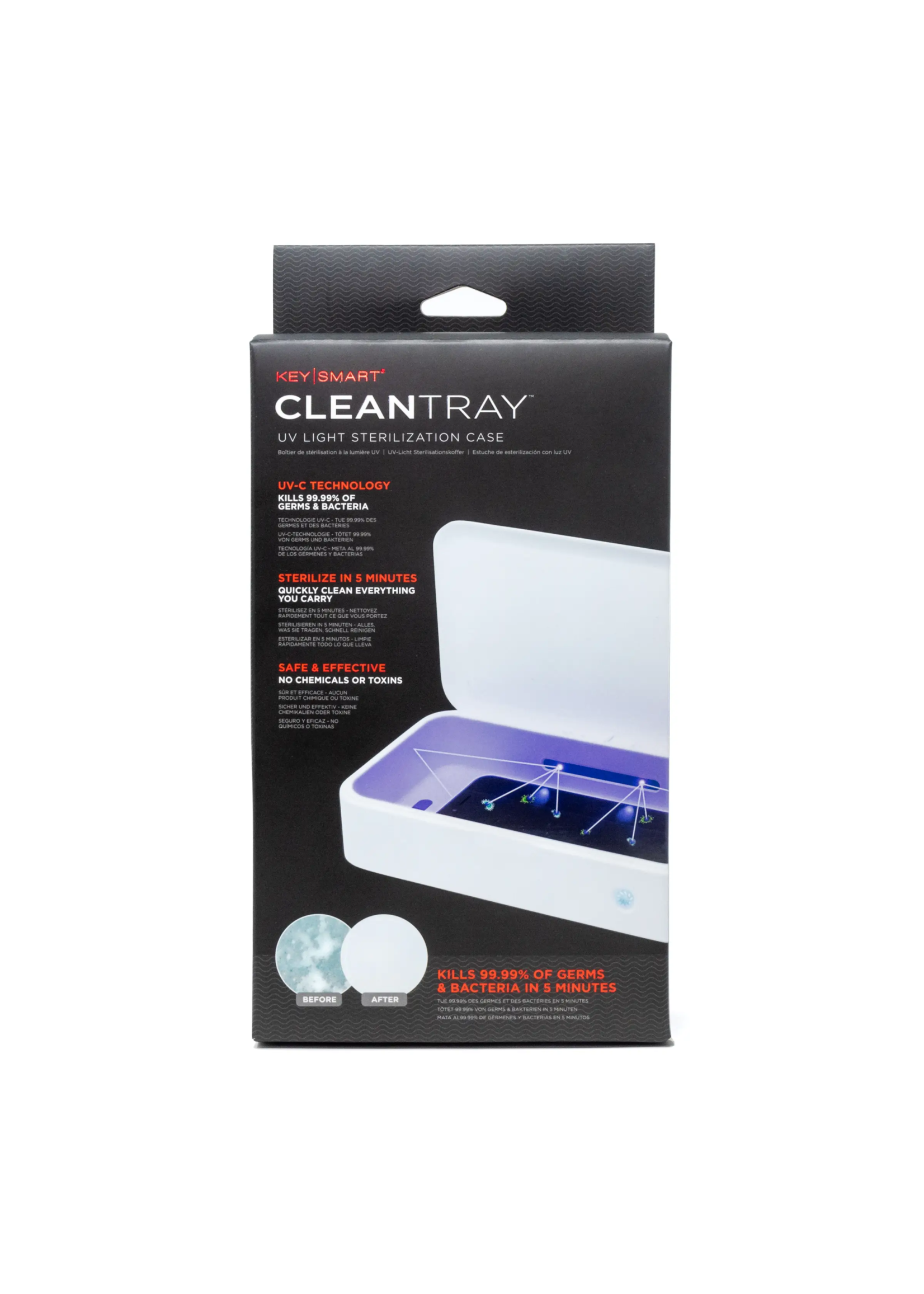 KeySmart CleanTray UV Light Sterilizer