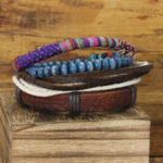 ZAD Coastal Comfort Leather Bracelet