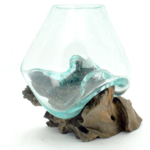 Modern World by Contrast Inc Driftwood Mini Blown Glass