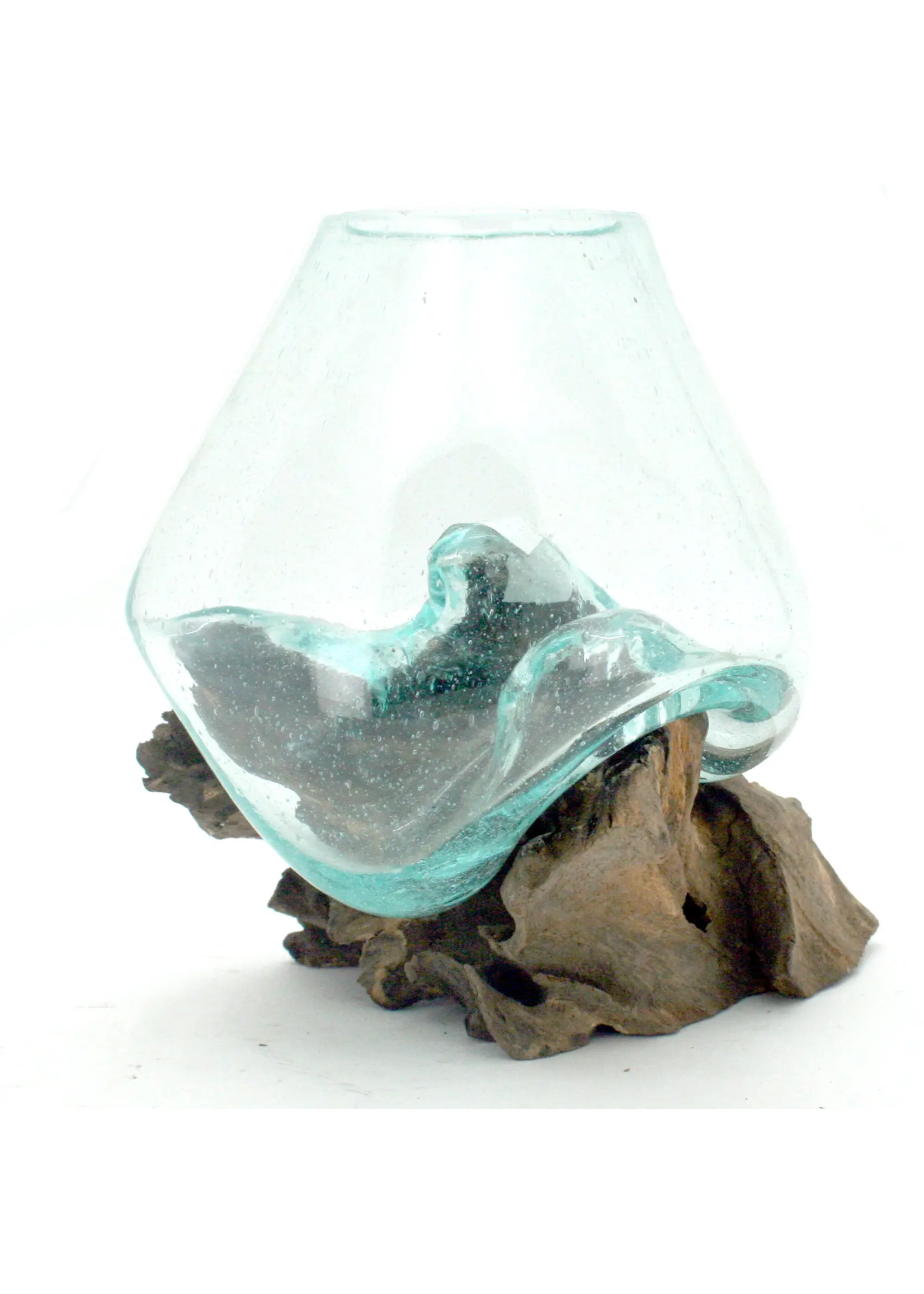 Modern World by Contrast Inc Driftwood Mini Blown Glass