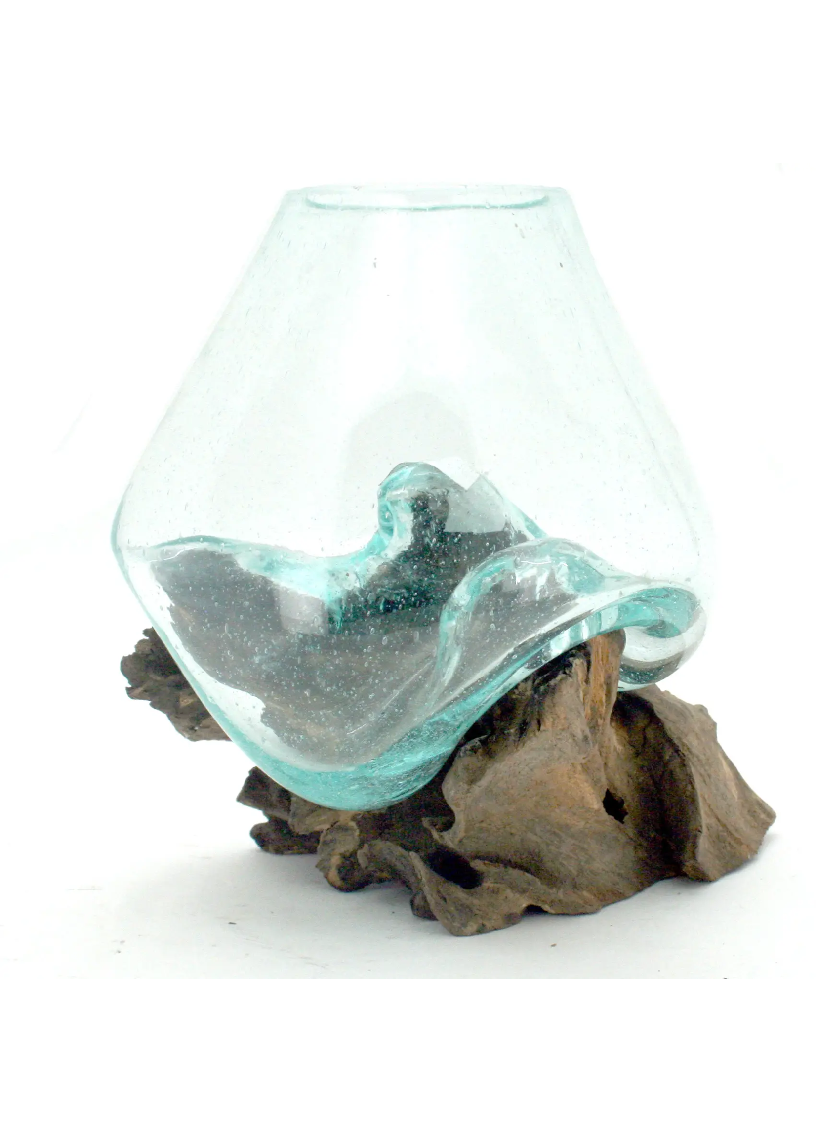 Modern World by Contrast Inc Driftwood Mini Medium Blown Glass