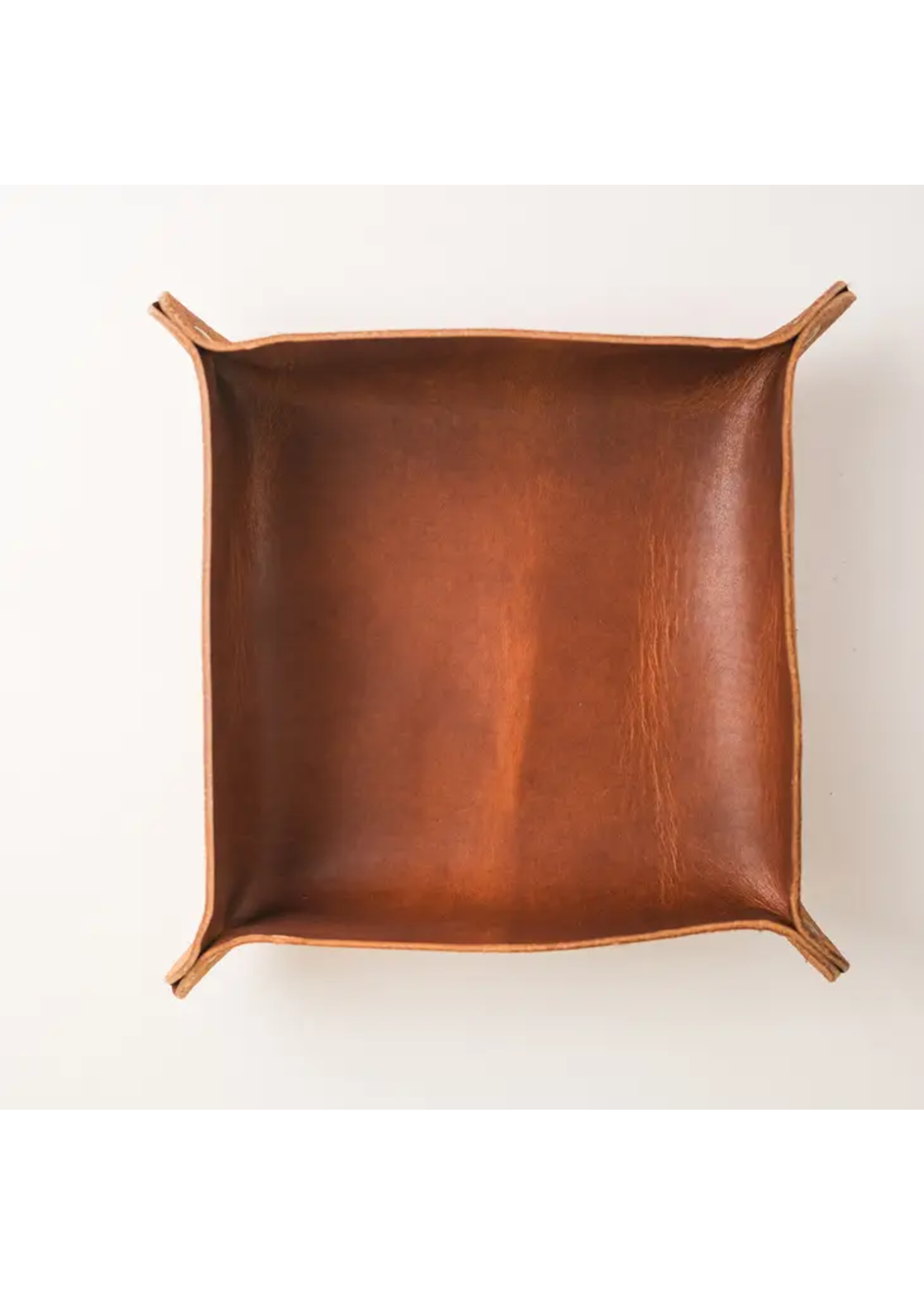 Choice Goods Co Leather Valet Tray in Horween English Tan