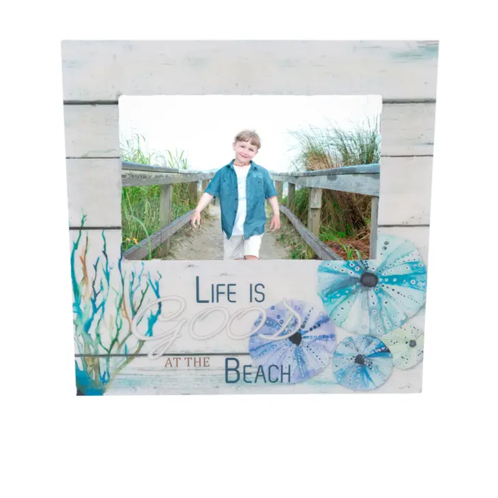 Beachcombers Photo Frame - Life Is Good On The Beach 4x6
