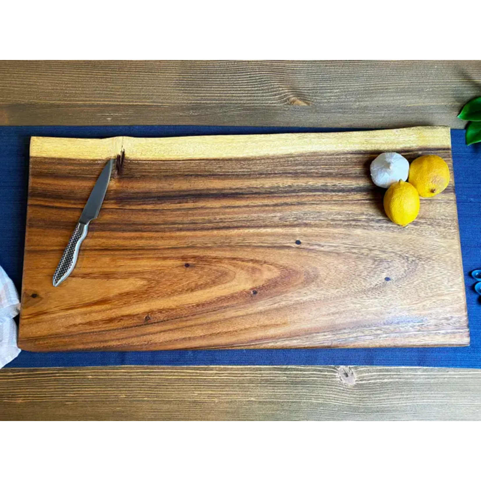 Tuckahoe Hardwoods Live Edge Cutting Board-XL 24x12
