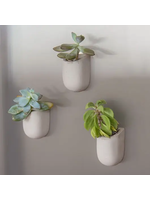 Gift Republic Magnetic Concrete Planters