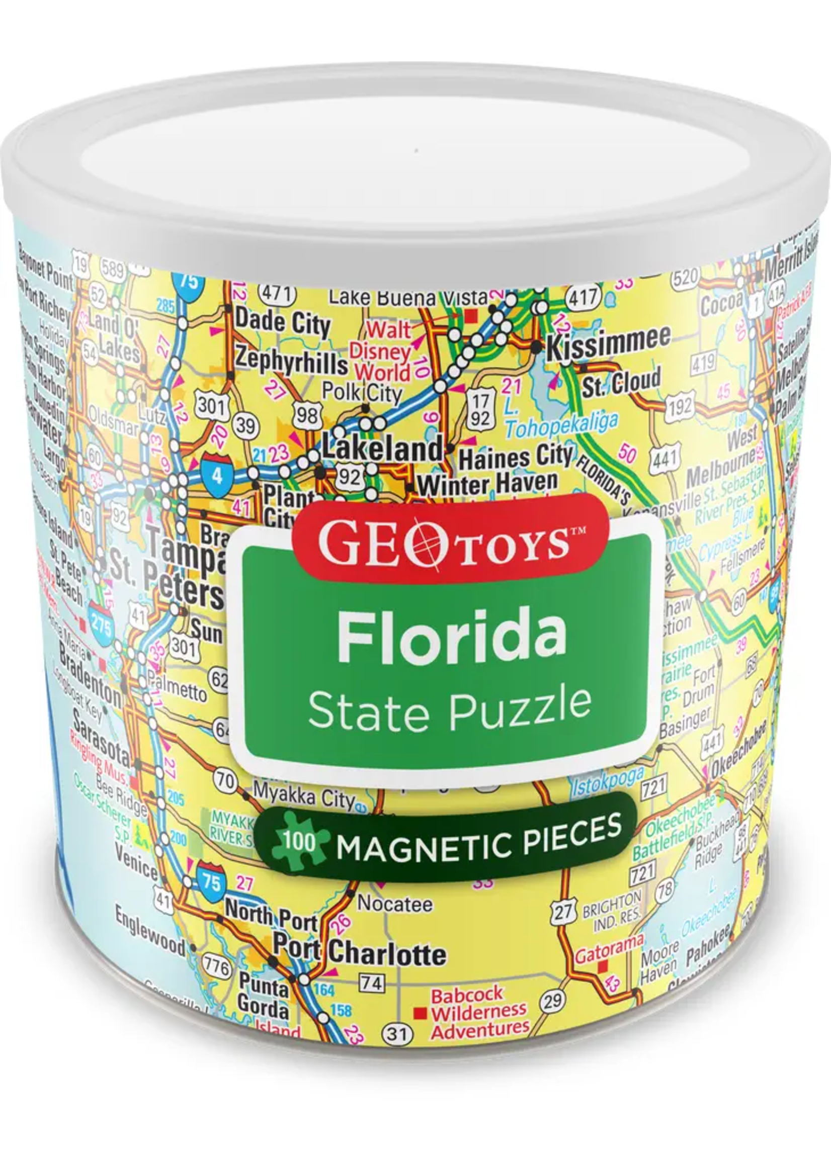 Geotoys Magnetic Puzzle Florida