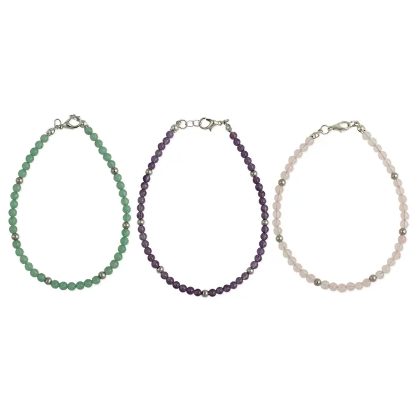 ZAD Sweet Stone Beaded Anklet