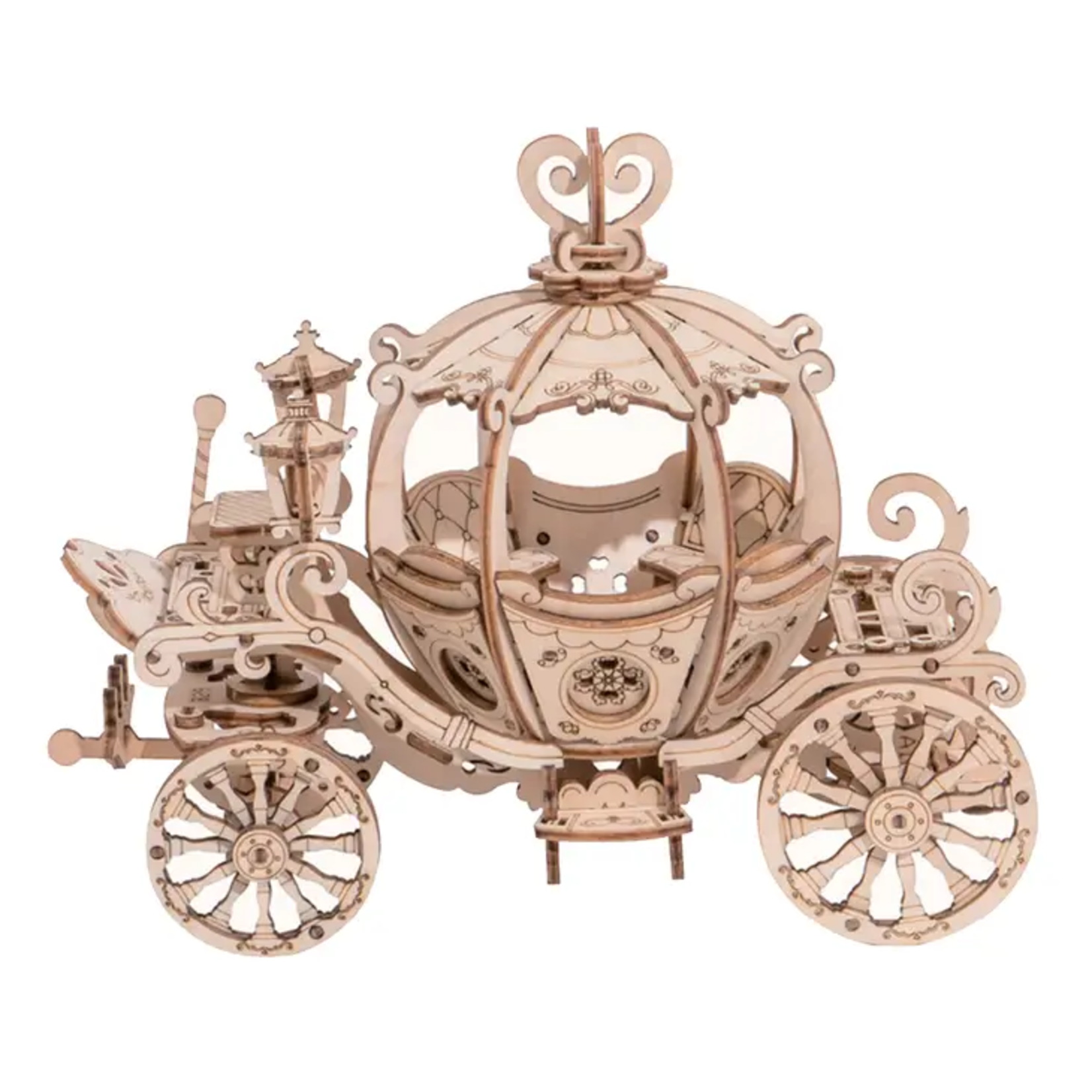 Hands Craft 3D Wooden Puzzle: Pumpkin Cart