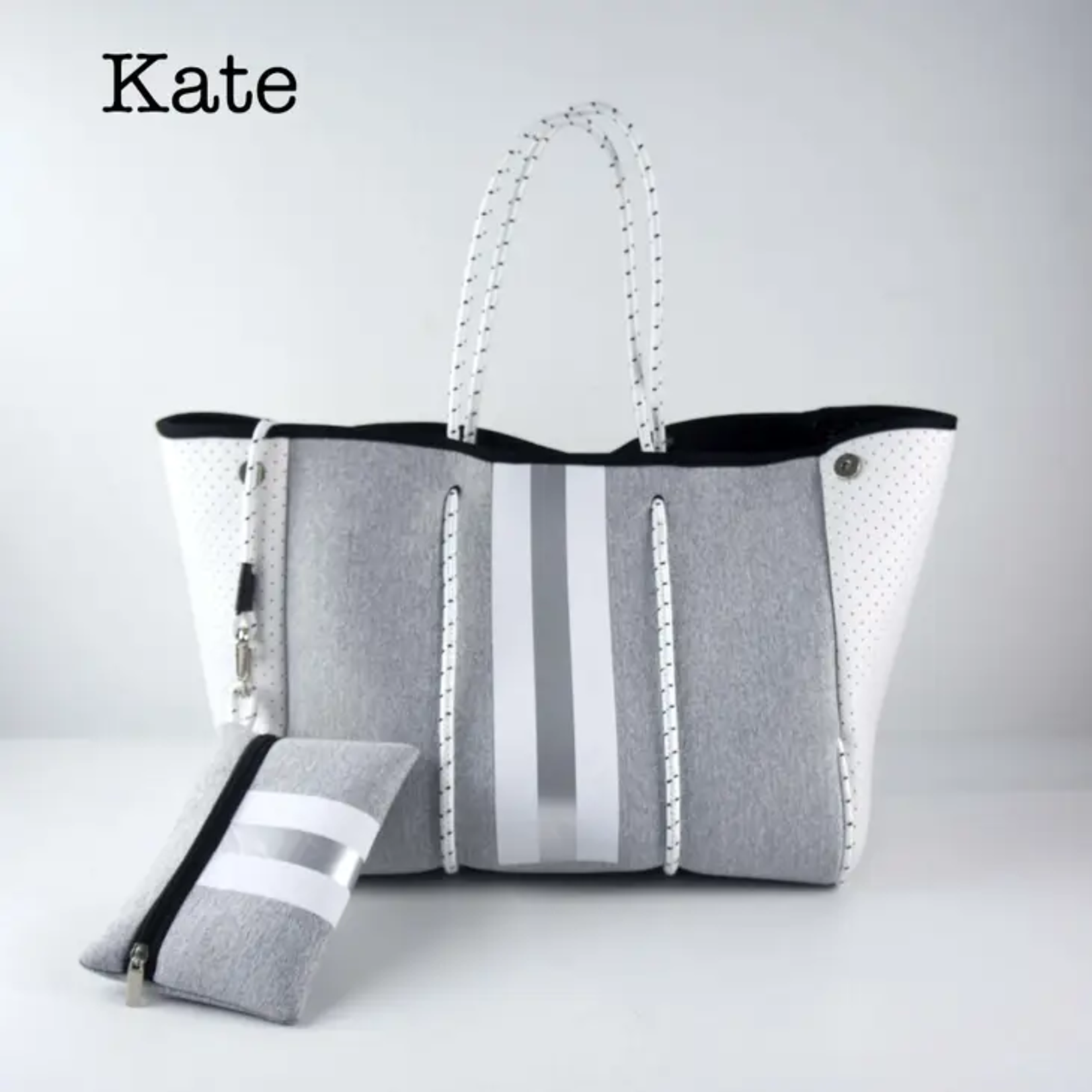 Threaded Pear Neoprene Tote & Zipper Pouch