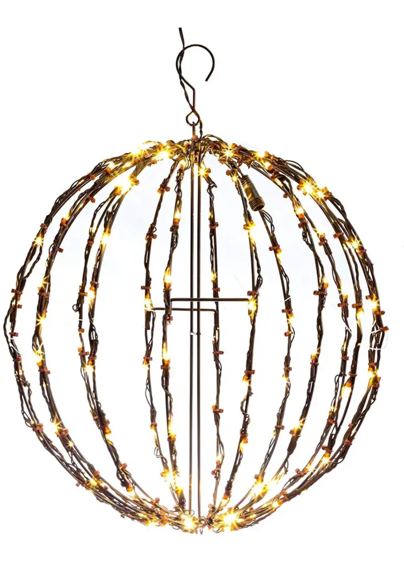 Elf Logic Outdoor Holiday Light Ball Decor