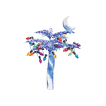 C&F Home Palmetto Moon Ornament with Light