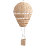 EcoFreax Rattan Hanging  Hot Air Balloon Nursery Decor